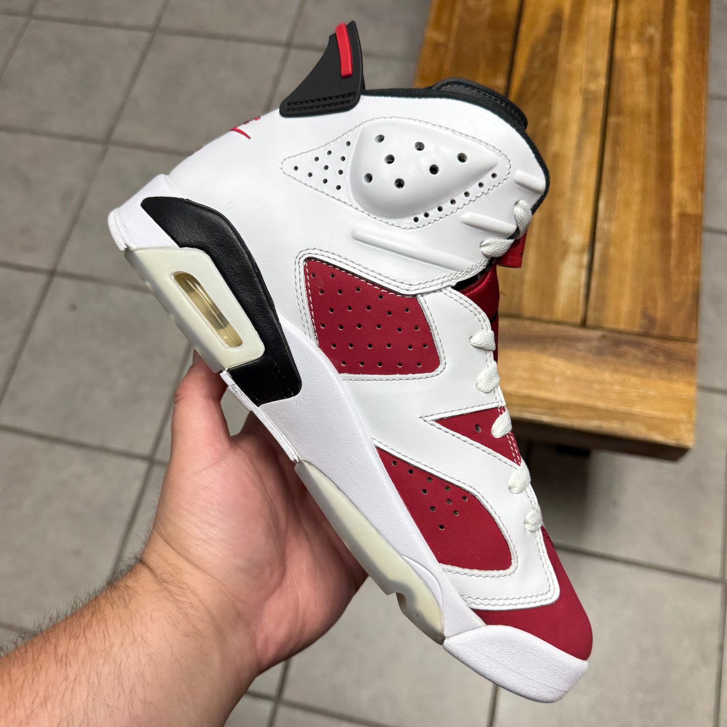Jordan 6 Carmine (Worn)
