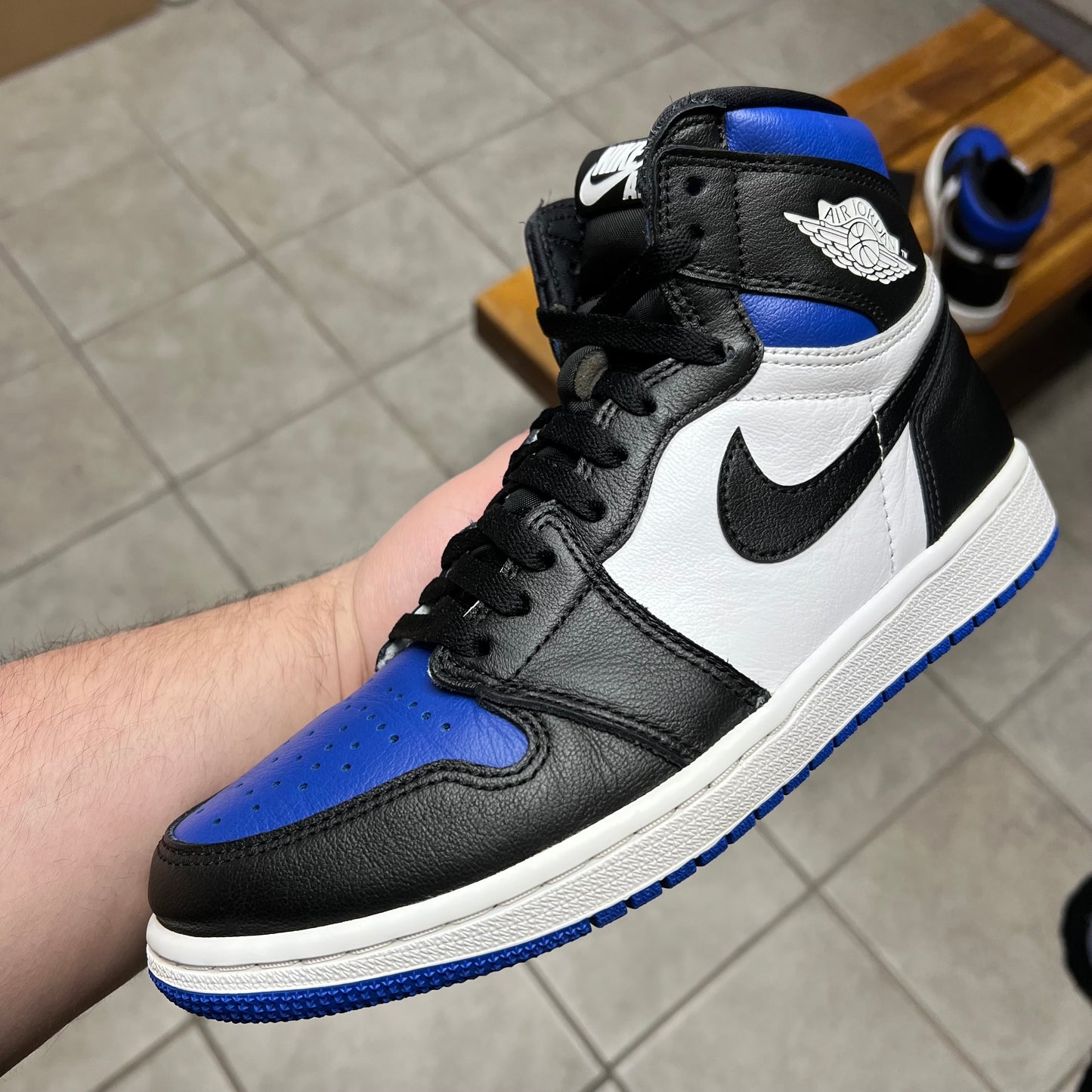 Jordan 1 High OG Royal Toe (Worn)