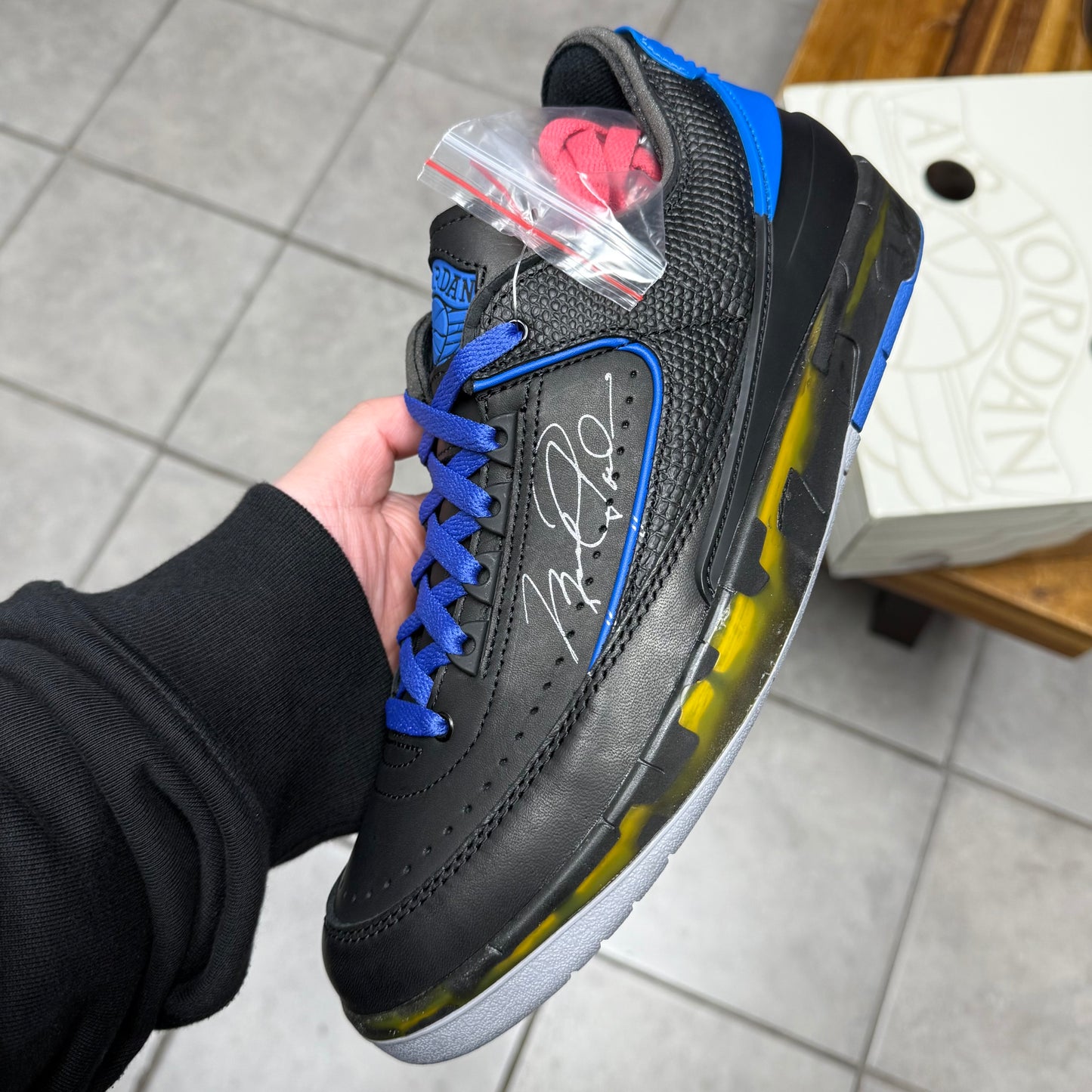 Jordan 2 Low x Off-White Black Varsity Royal