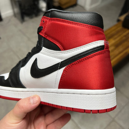 Jordan 1 High Satin Black Toe (Women’s/Worn)