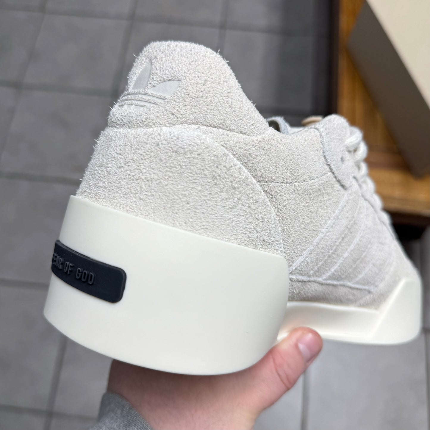 Adidas Fear of God Athletics x '86 Low ‘Talc’ (Worn)