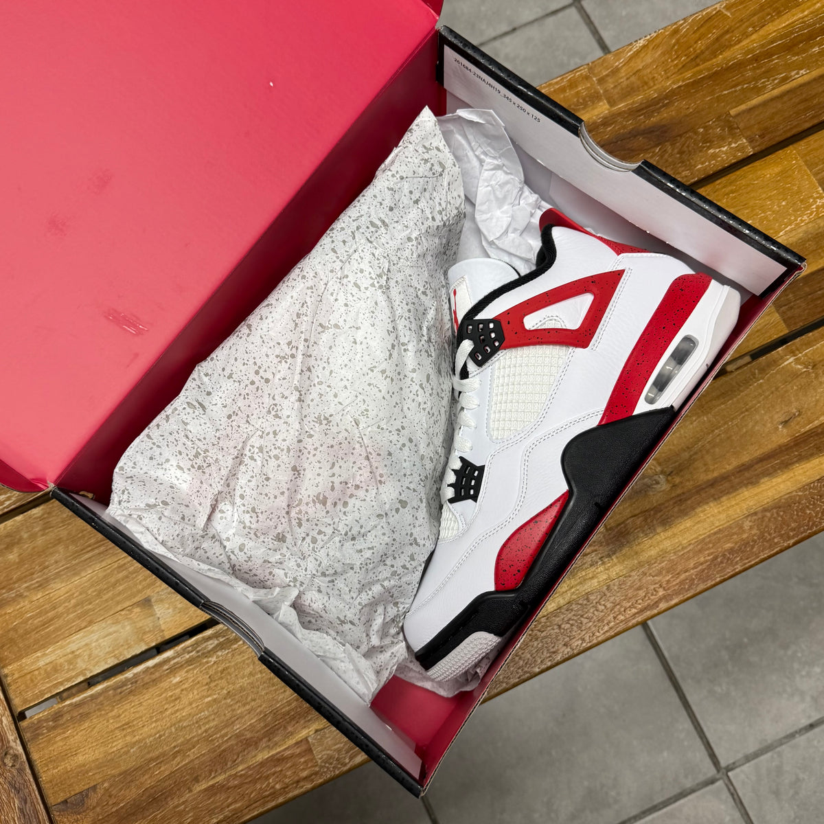 Jordan 4 Red Cement