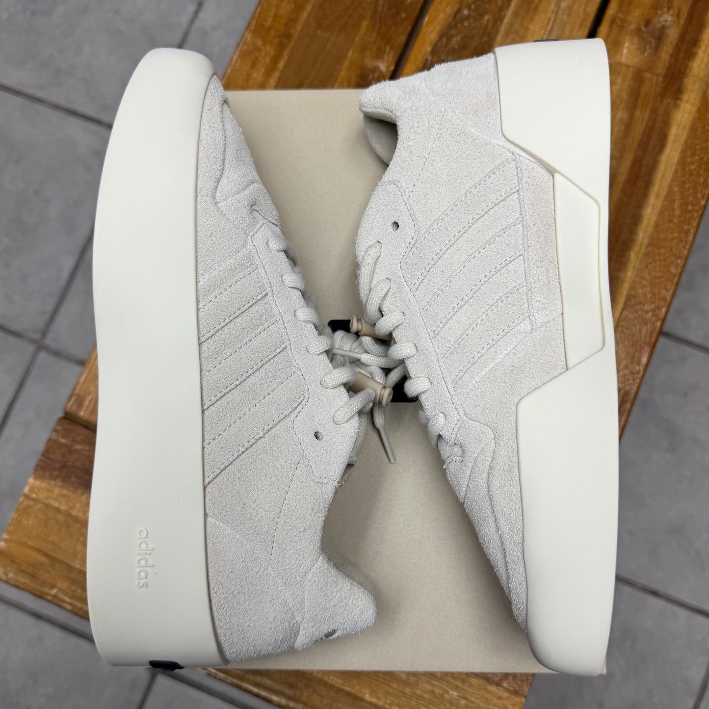 Adidas Fear of God Athletics x '86 Low ‘Talc’ (Worn)