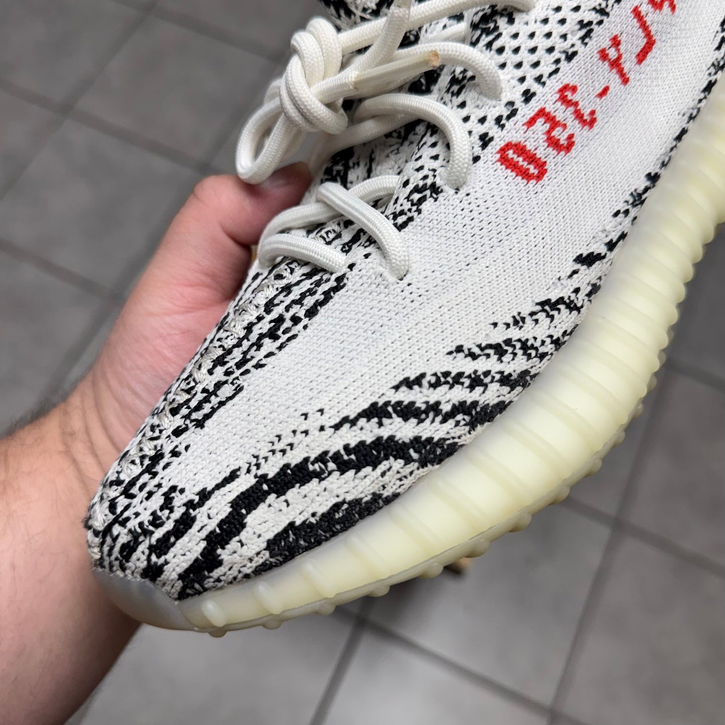 Yeezy 350 V2 Zebra (Worn)