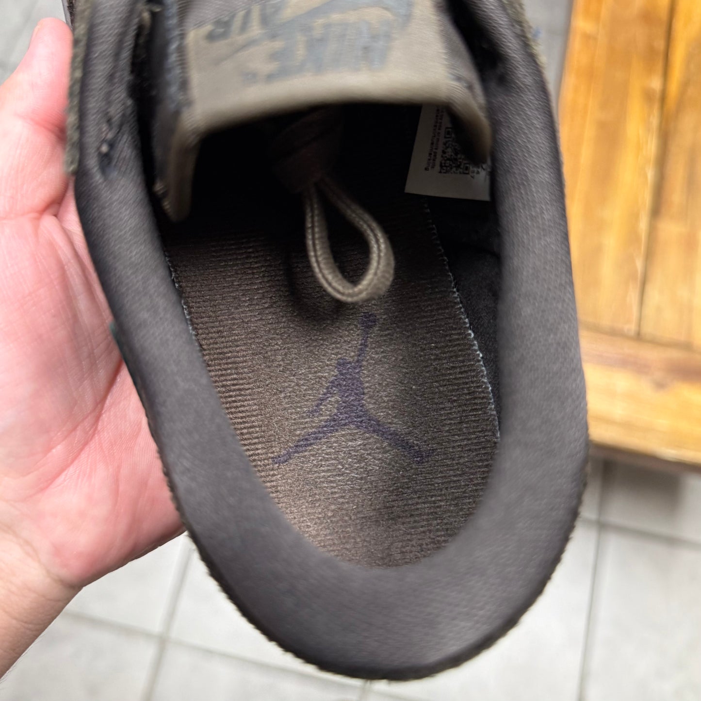 Jordan 1 Low x Travis Scott Velvet Brown (Worn)