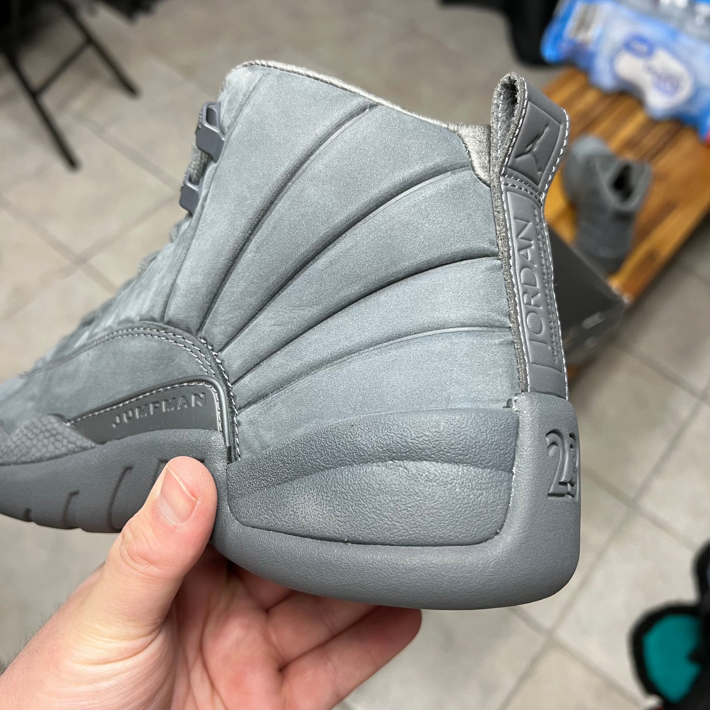 Jordan 12 x PSNY Dark Grey (Worn)