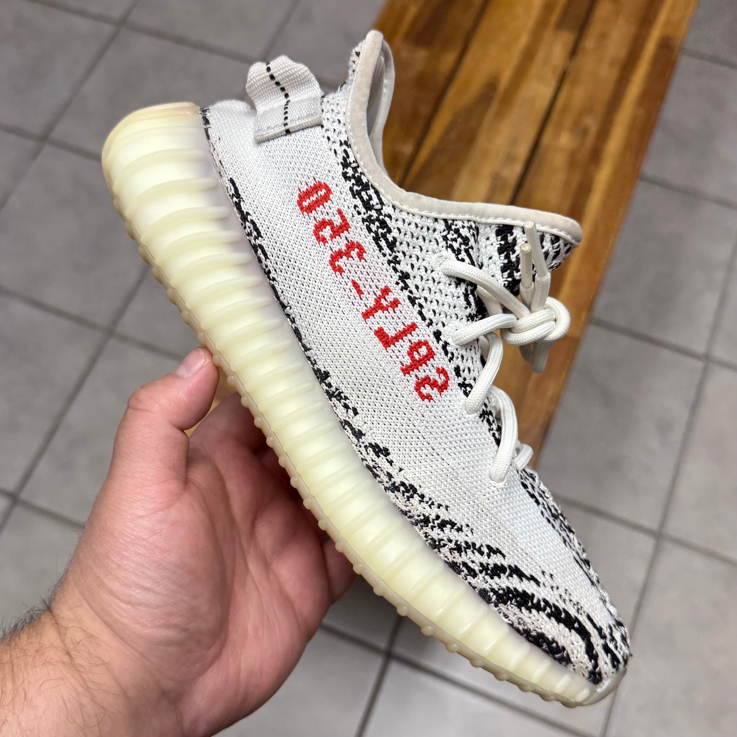 Yeezy 350 V2 Zebra (Worn)