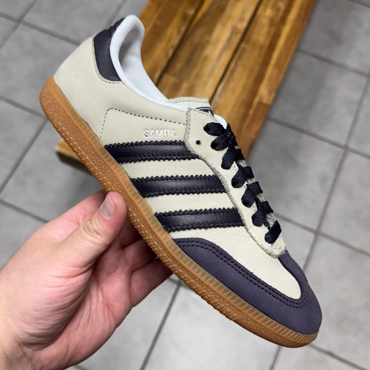 Adidas Samba OG ‘Putty Grey’ (Worn)
