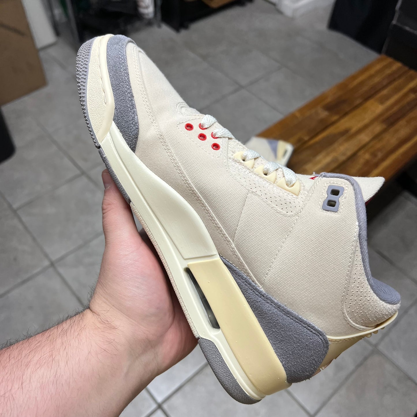 Jordan 3 Muslin (Worn)