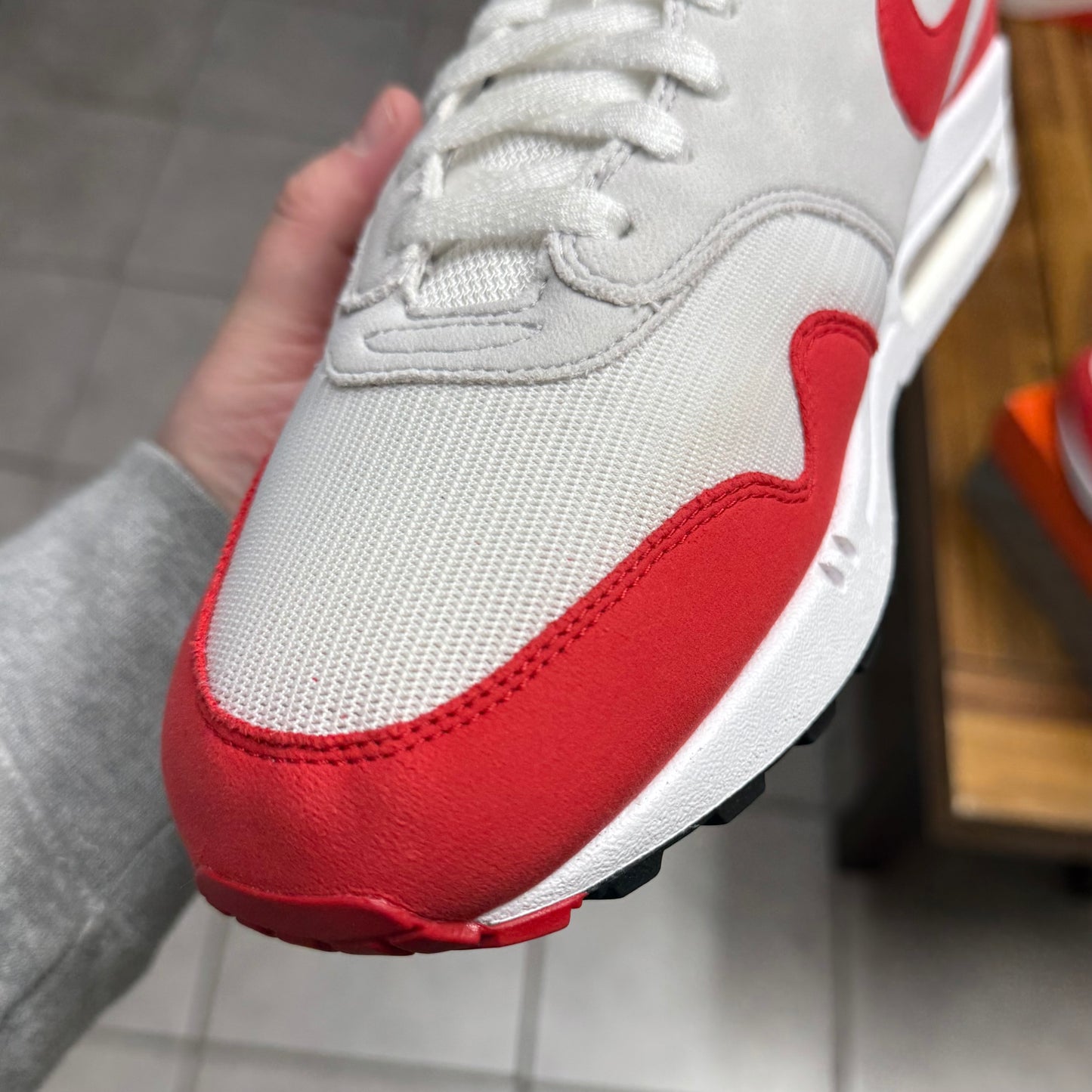Air Max 1 OG Anniversary Red (Worn)