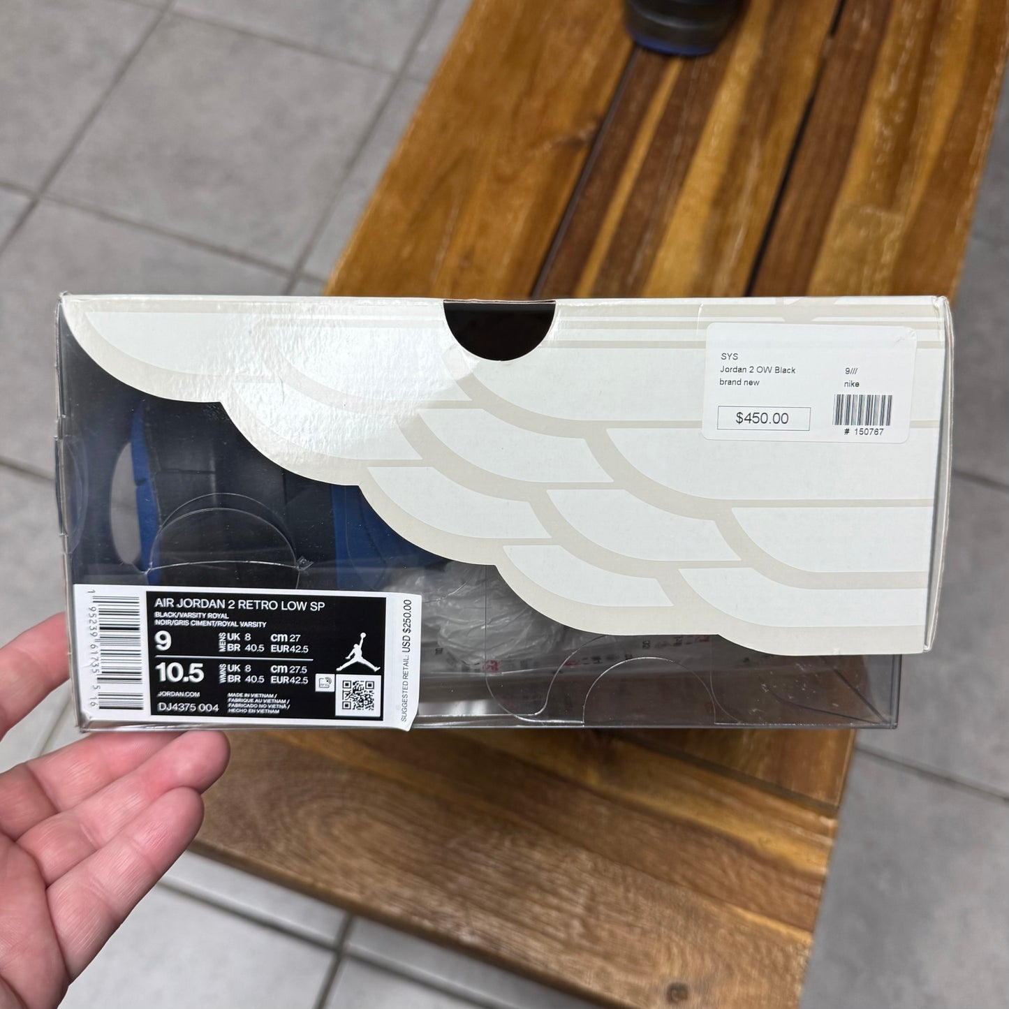 Jordan 2 Low x Off-White Black Varsity Royal
