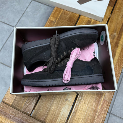 Jordan 1 Low x Travis Scott Velvet Brown (Worn)