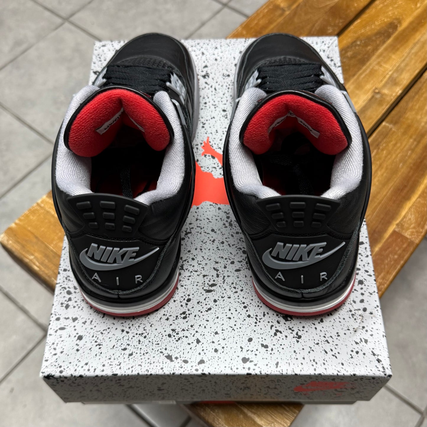 Jordan 4 Bred Reimagined (Worn)