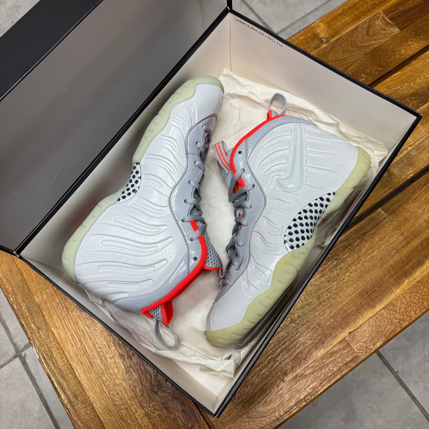 Nike Little Posite Pro Pure Platinum (GS/Worn)