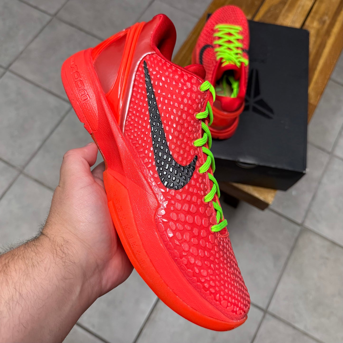 Kobe 6 Protro Reverse Grinch