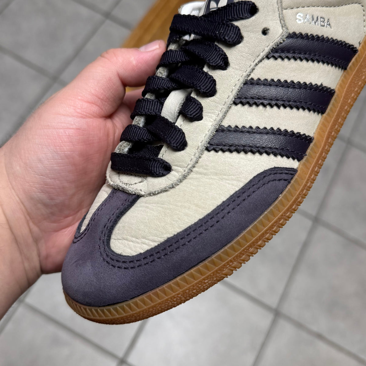 Adidas Samba OG ‘Putty Grey’ (Worn)