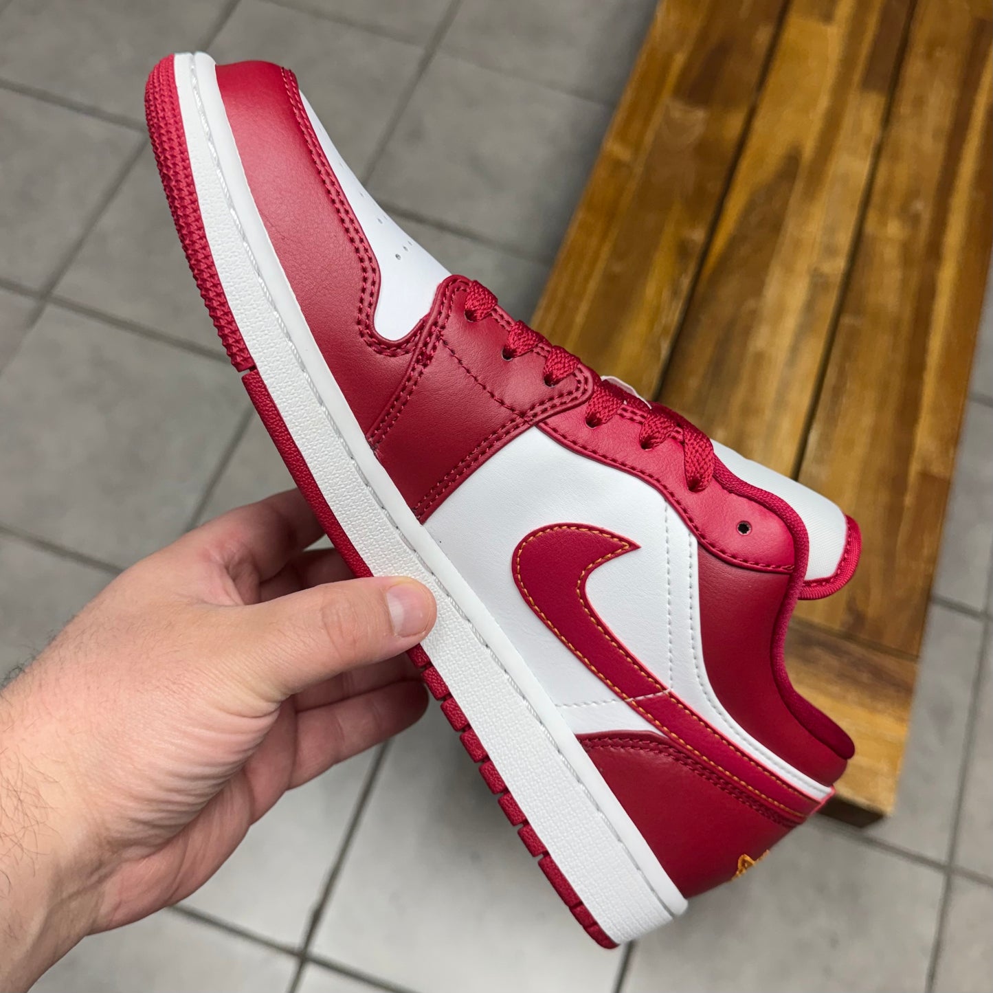 Jordan 1 Low Cardinal Red