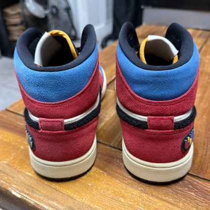 Jordan 1 Mid x Blue The Great ‘Fearless’ (Worn)