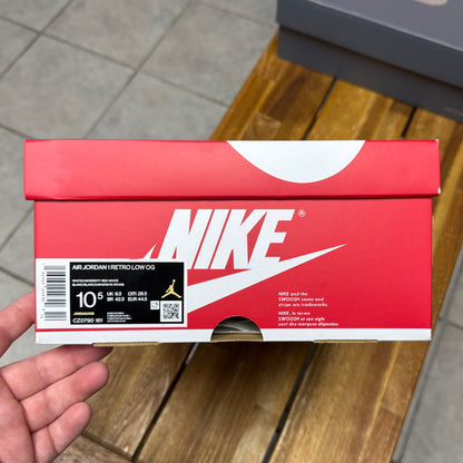 Jordan 1 Low OG University Red (Worn)