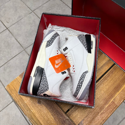 Jordan 3 White Cement Reimagined (Worn)