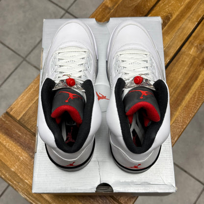 Jordan 5 White Cement (Worn)
