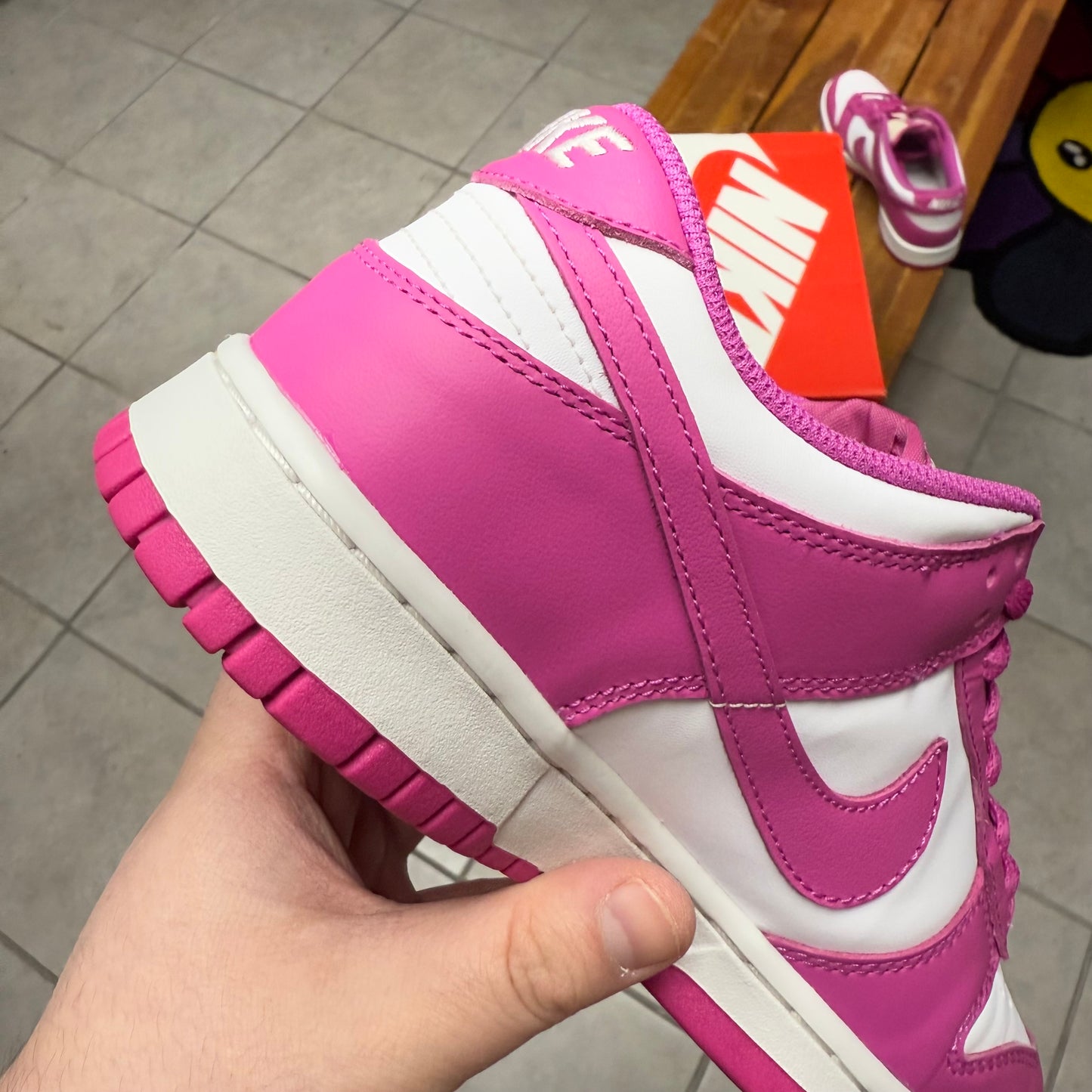 Dunk Low Active Fuchsia (GS/Worn)