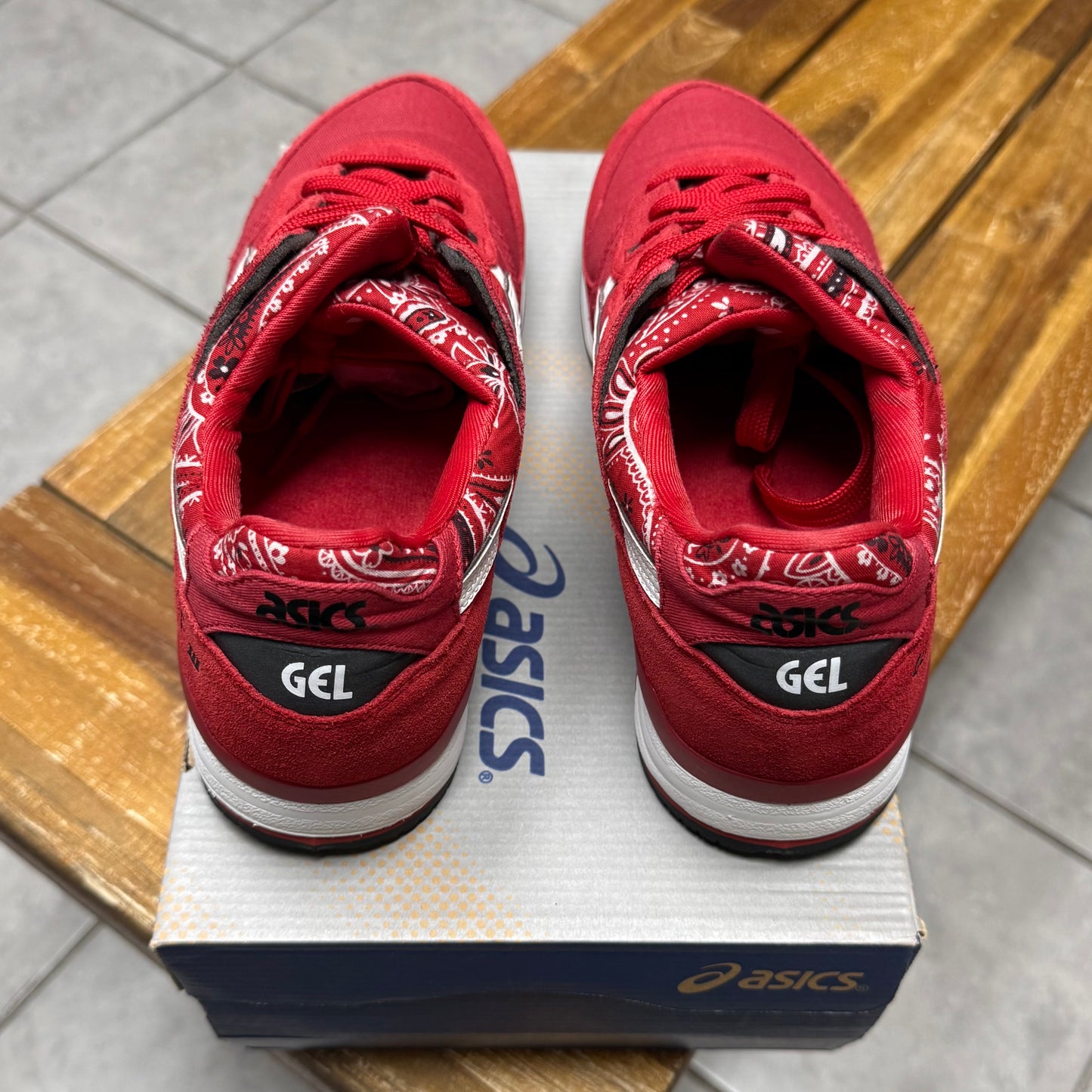 ASICS Gel Lyte 3 Red Bandana (Worn)