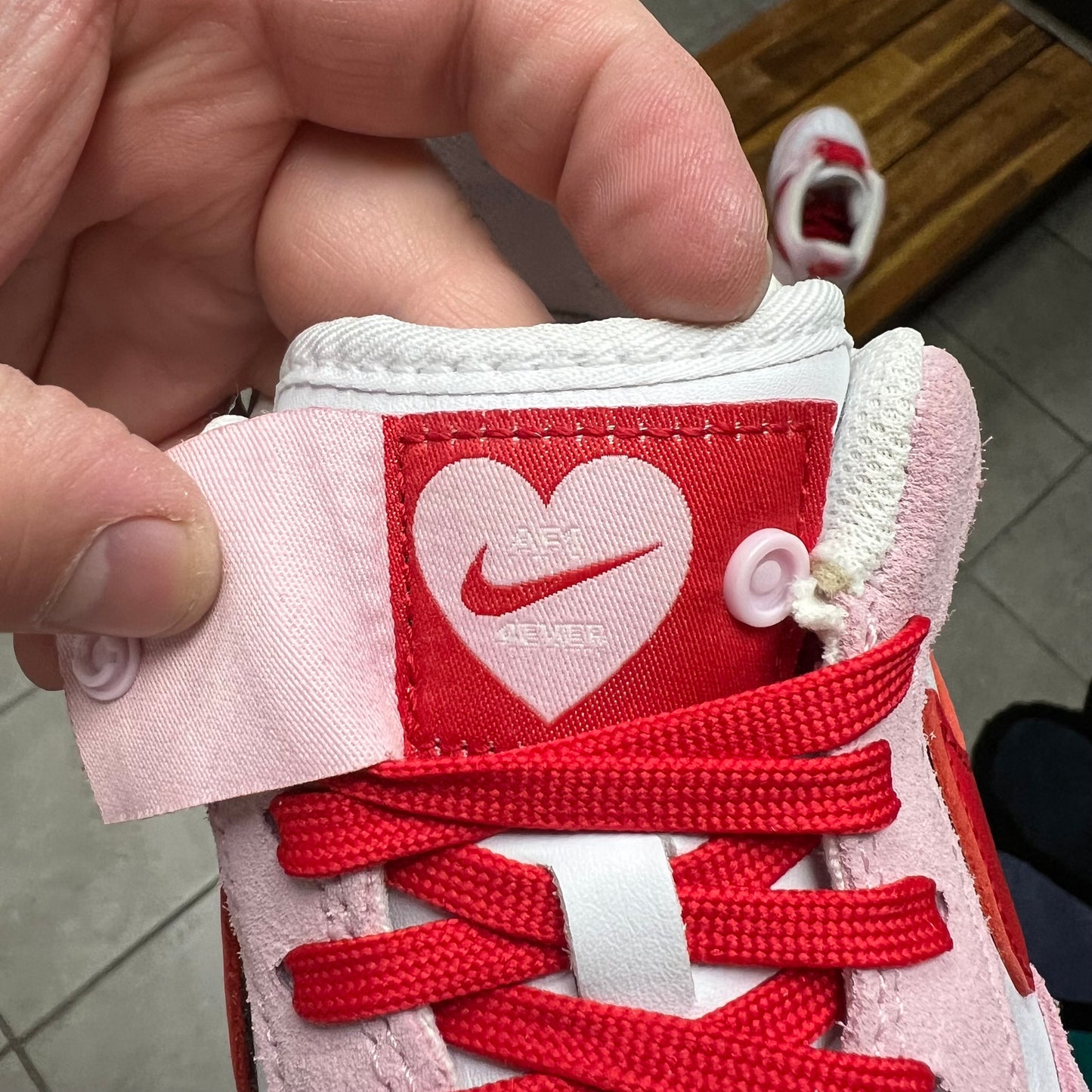 AF1 Low Valentine’s Day Love Letter (Worn)