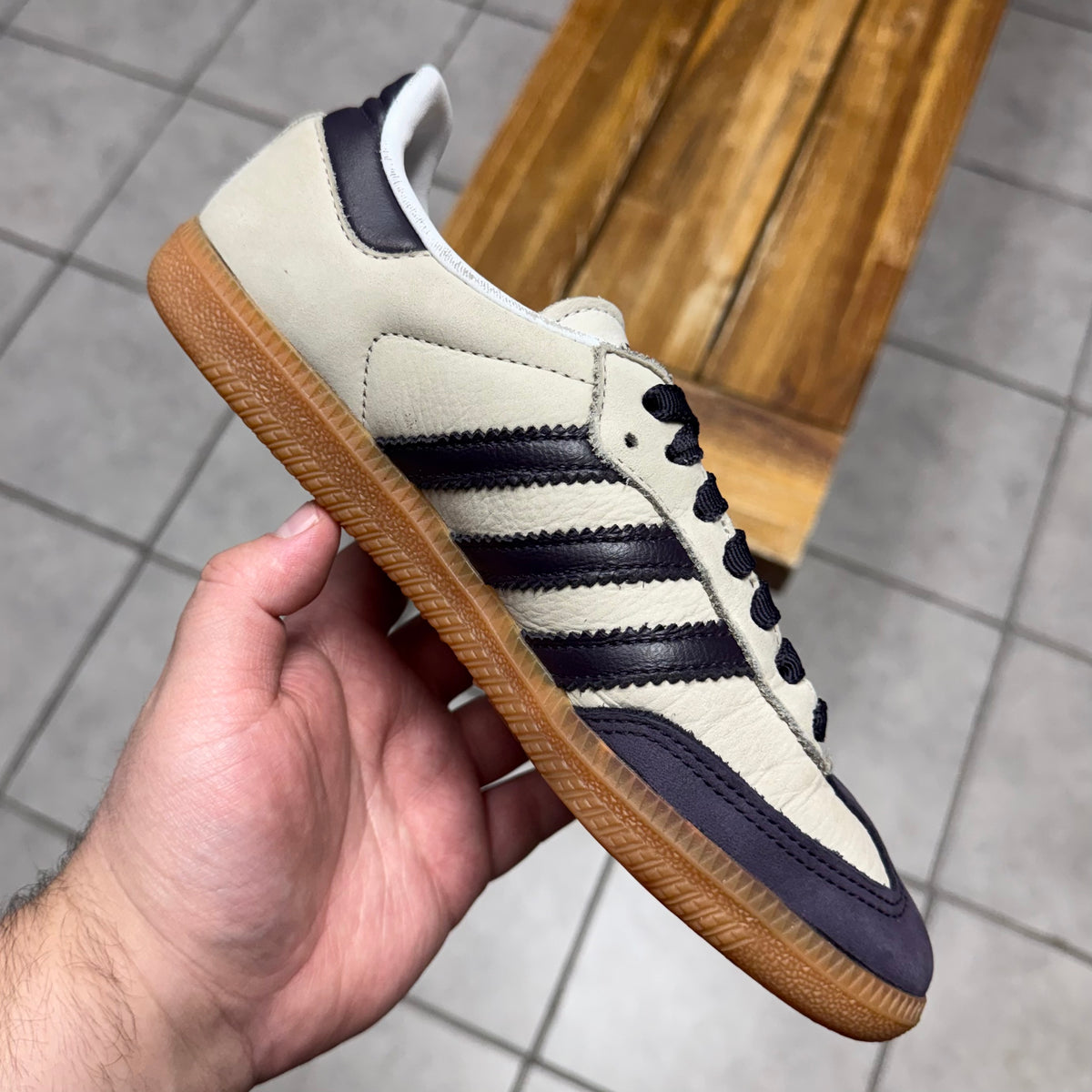 Adidas Samba OG ‘Putty Grey’ (Worn)