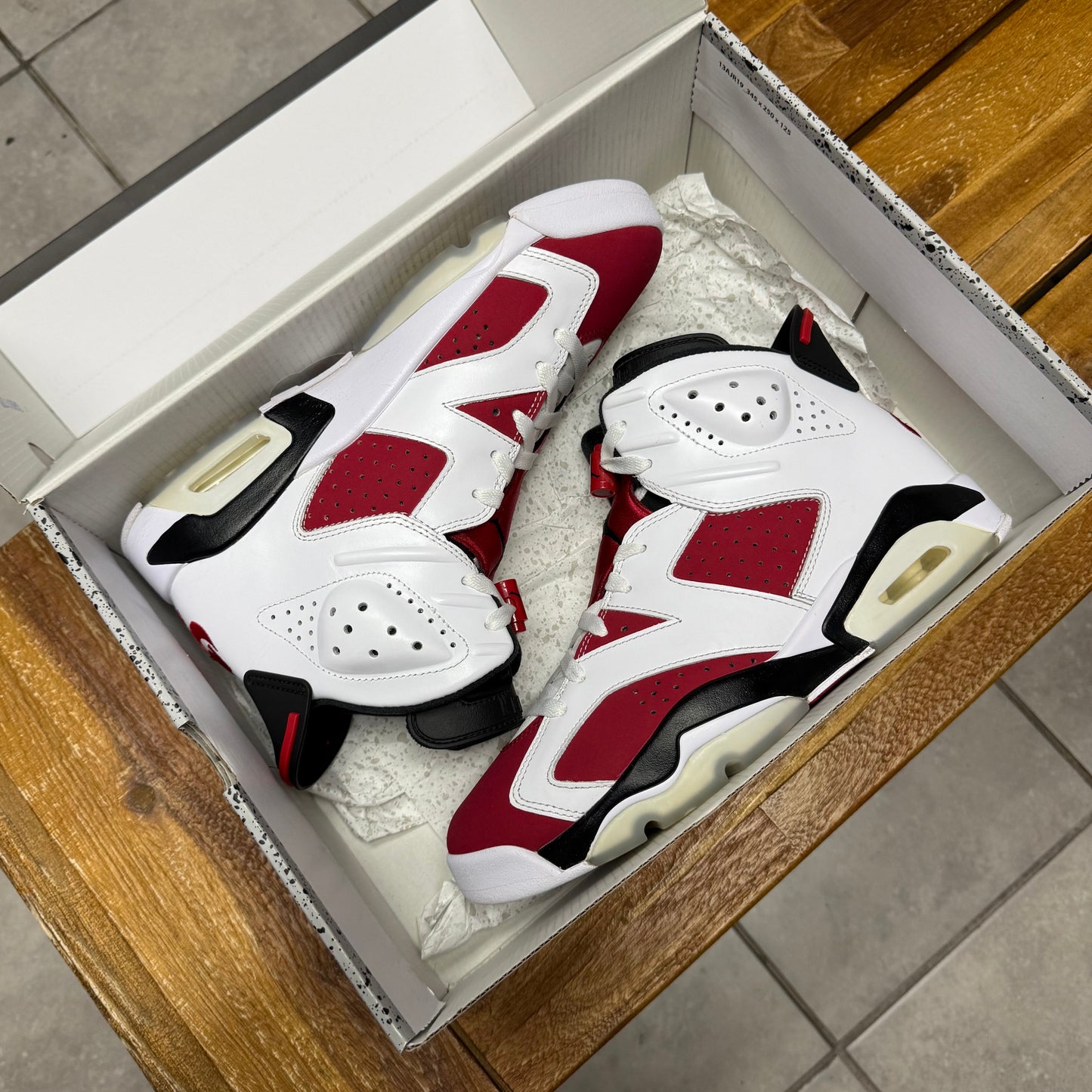 Jordan 6 Carmine (Worn)