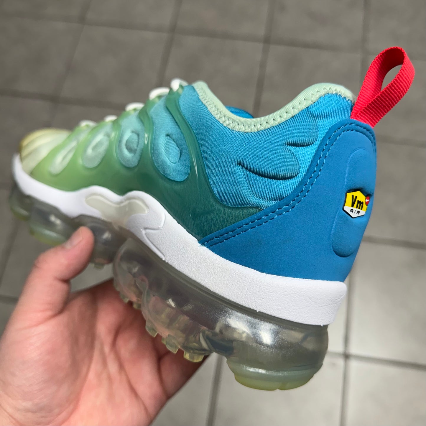Nike Air VaporMax Plus Mint Foam Laser Blue (Worn)