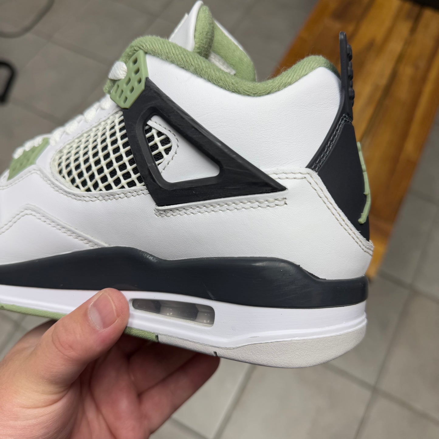 Jordan 4 Seafoam (Worn)