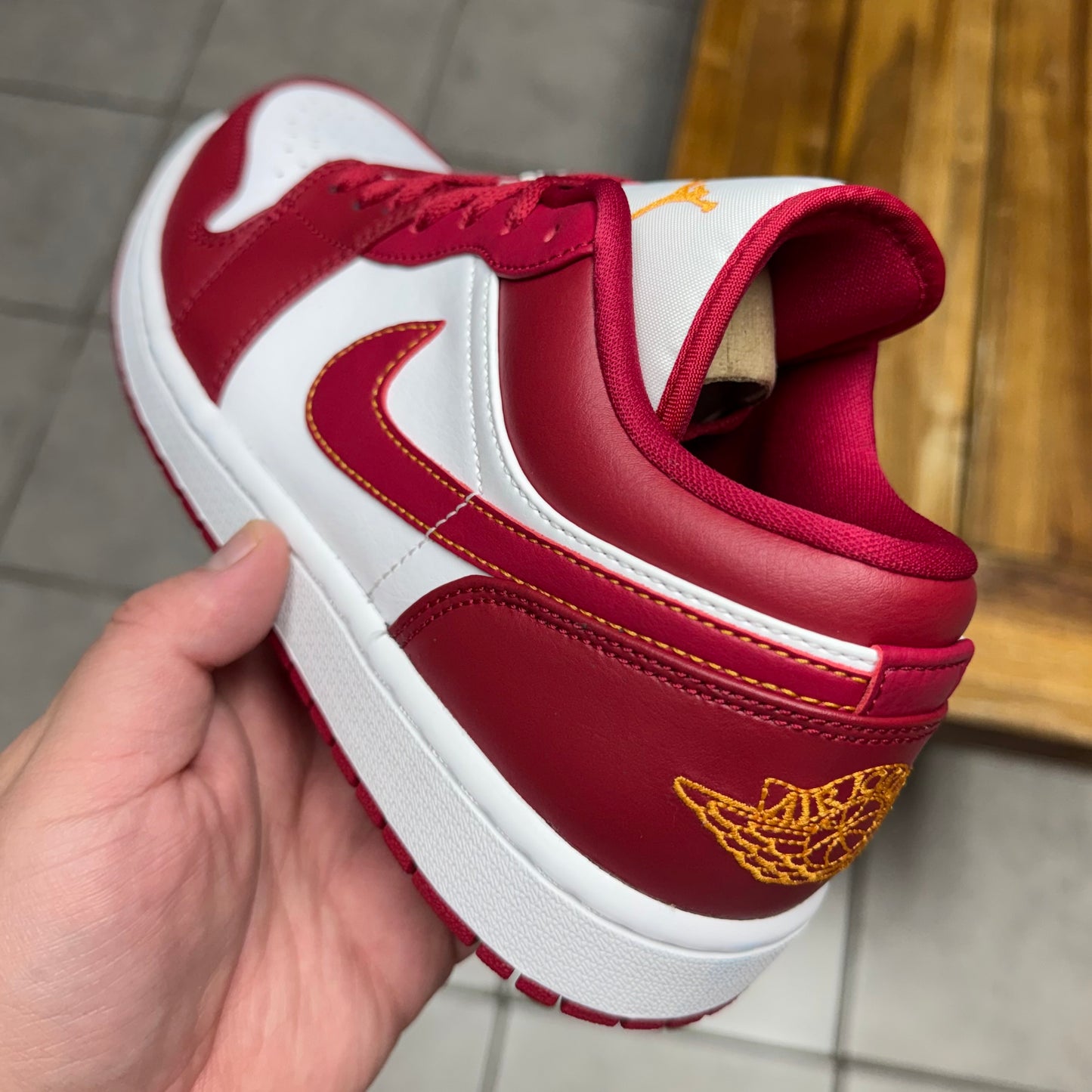 Jordan 1 Low Cardinal Red