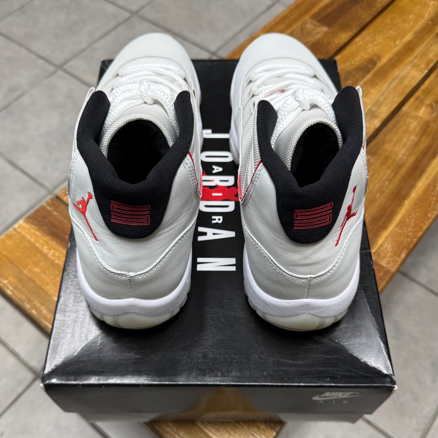 Jordan 11 Platinum Tint (Worn)
