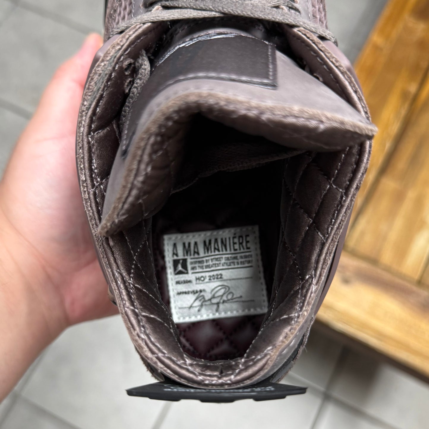 Jordan 4 x A Ma Maniére Violet Ore (Worn)