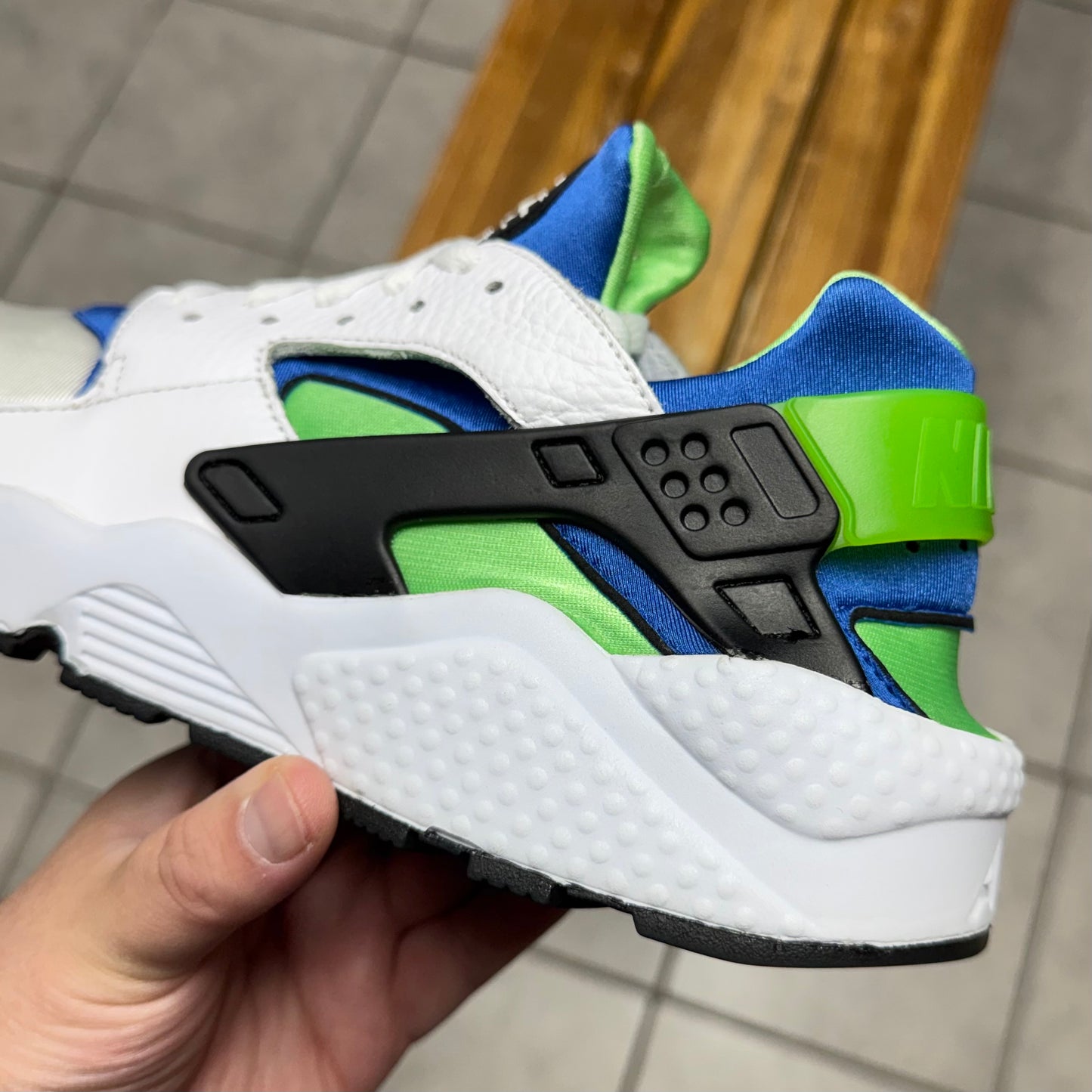 Air Huarache Scream Green 2014 (Worn)
