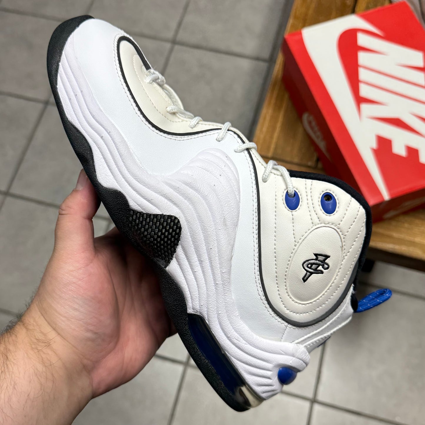 Air Penny 2 White Royal 2016 (Worn)