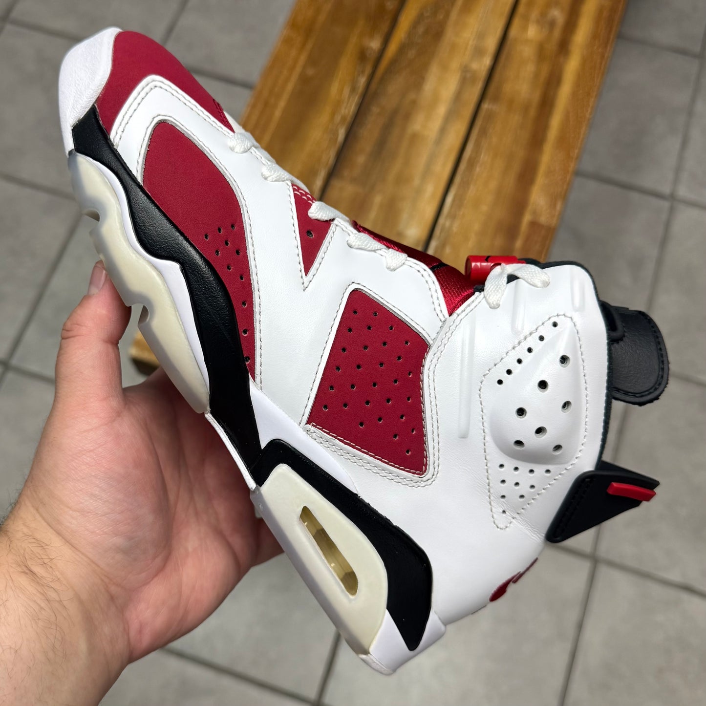 Jordan 6 Carmine (Worn)