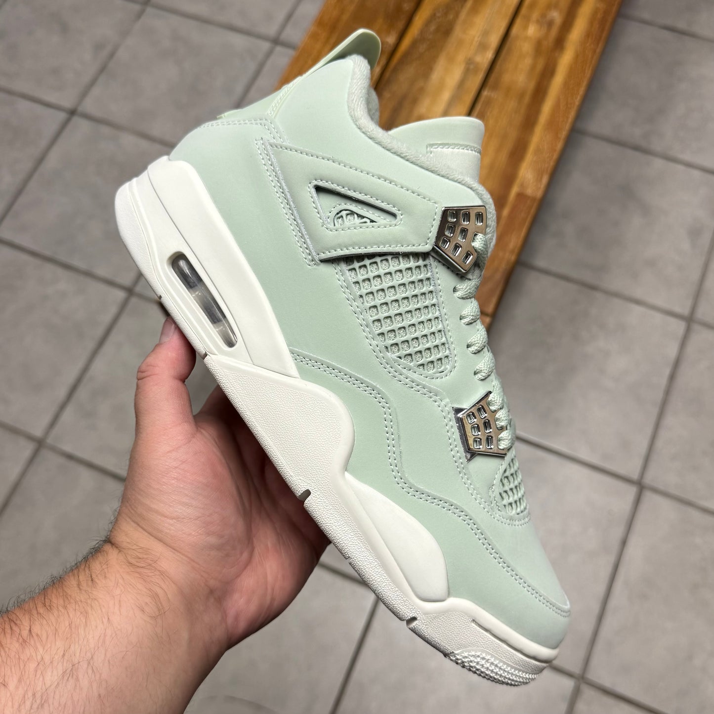 Jordan 4 Seafoam W