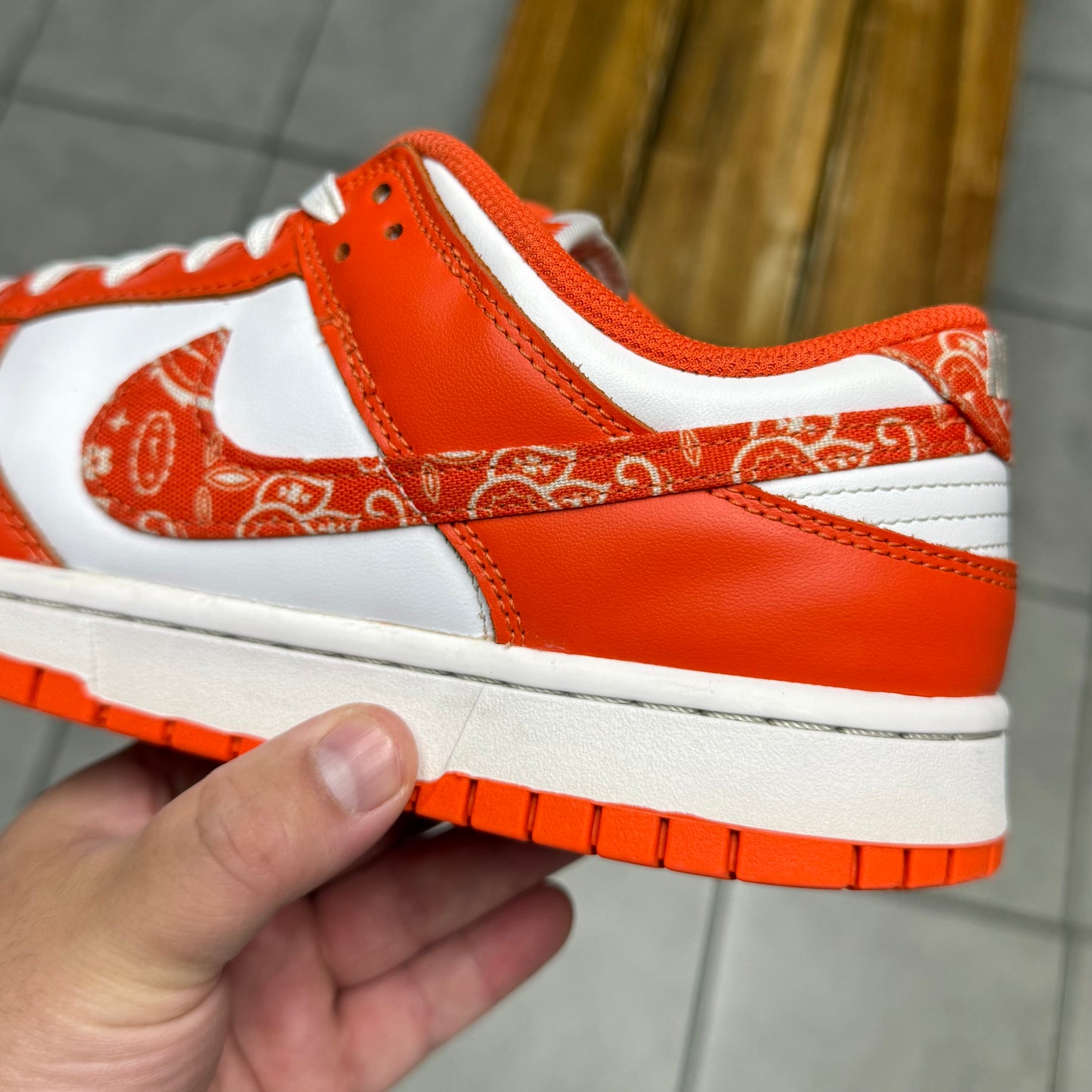 Dunk Low Orange Paisley (Worn)