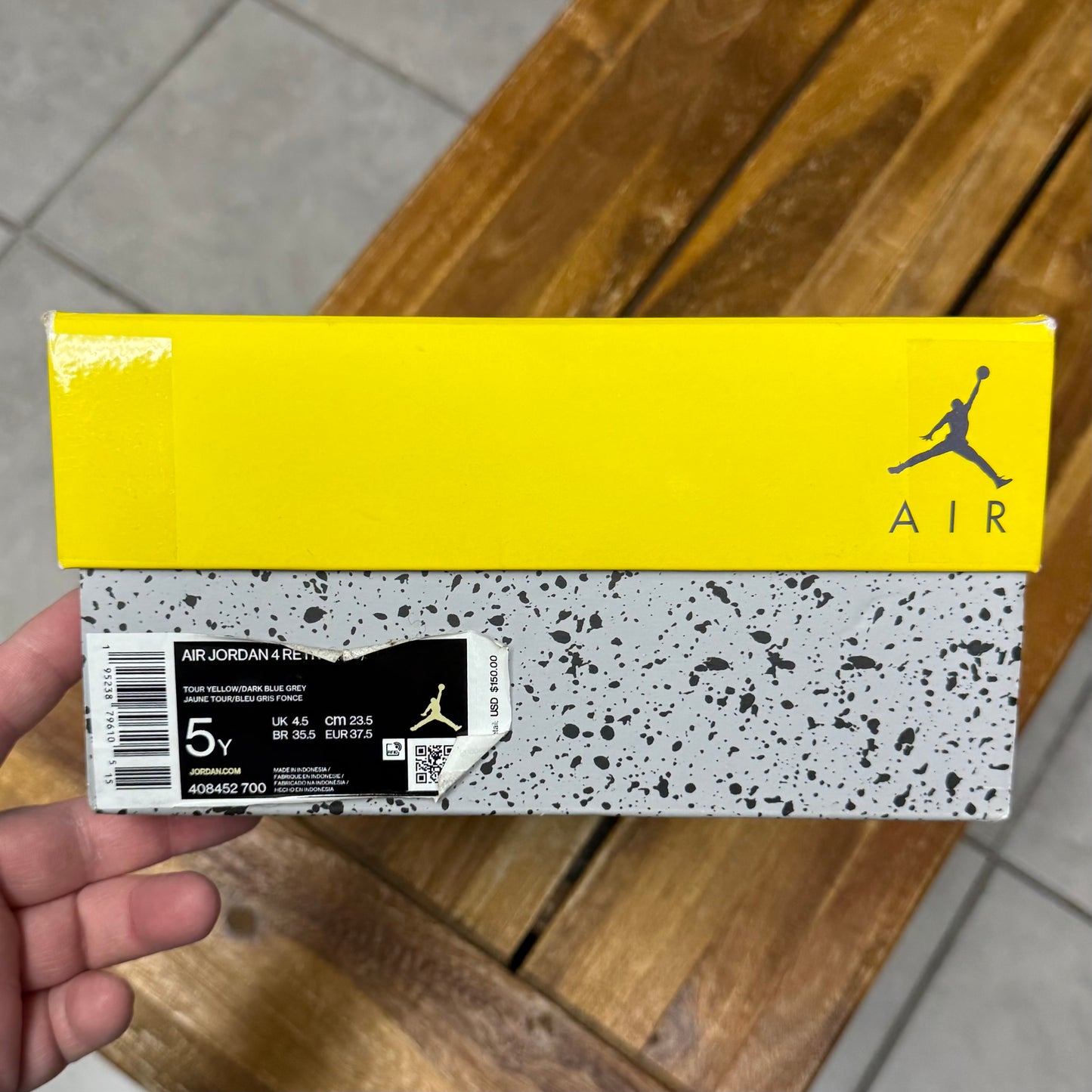 Jordan 4 Lightning 2021 (Worn)