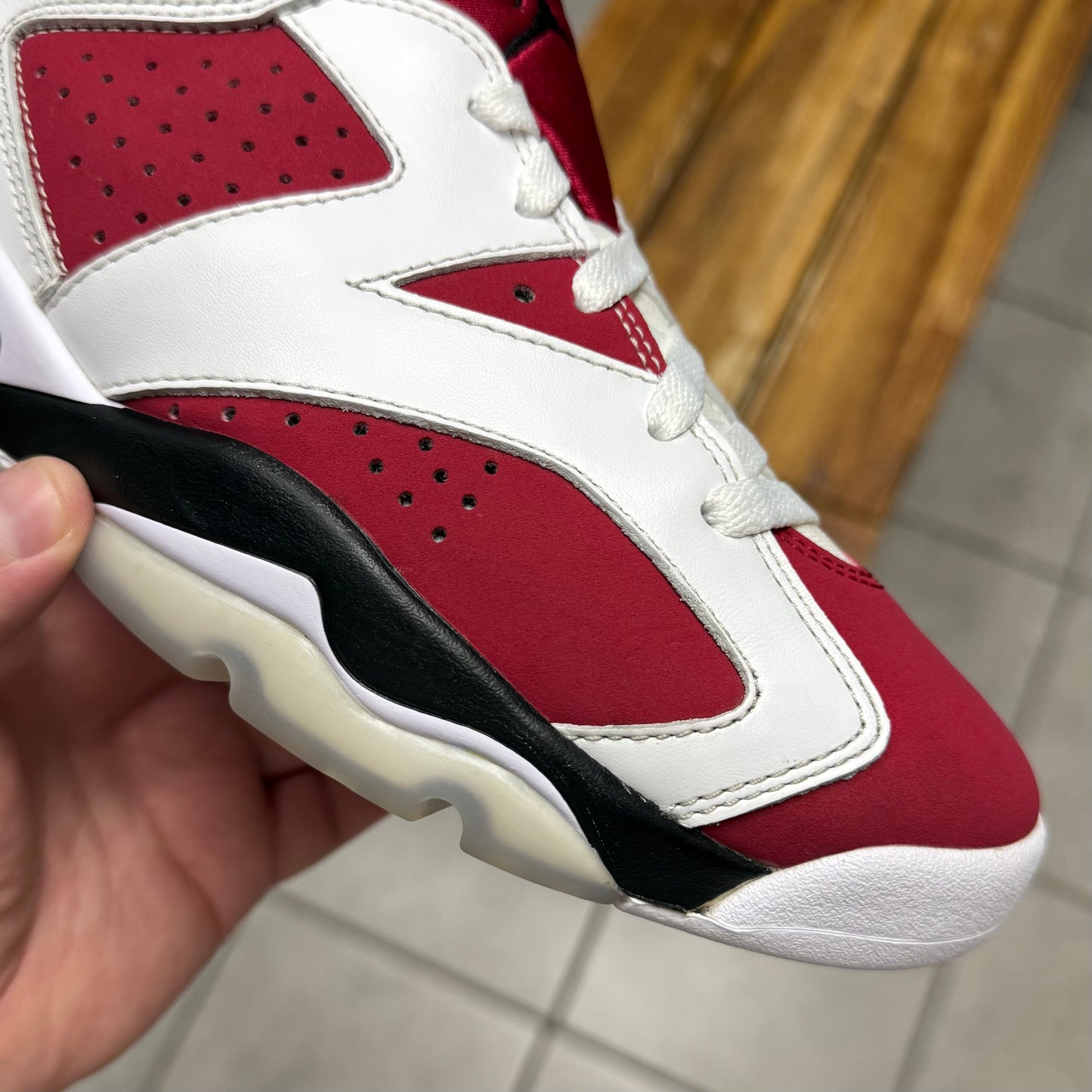 Jordan 6 Carmine (Worn)