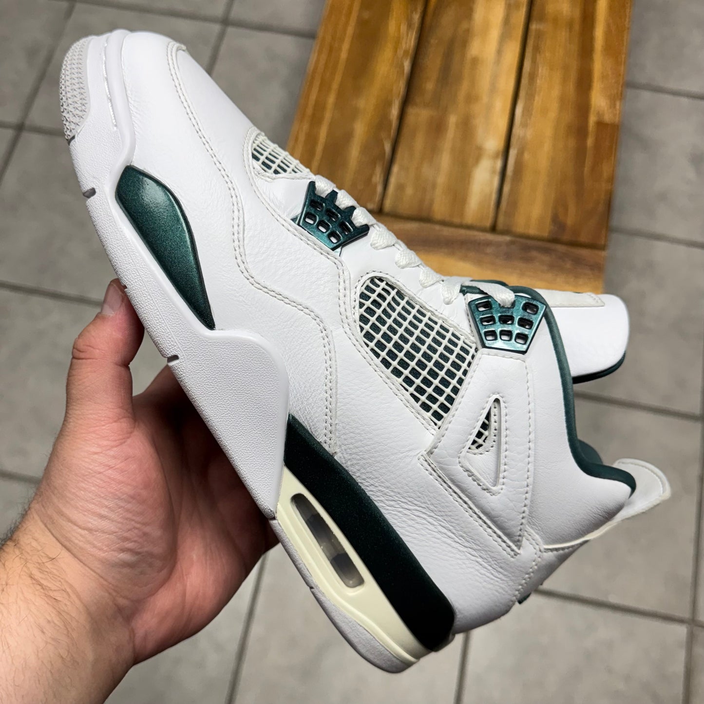 Jordan 4 Oxidized Green (Worn)