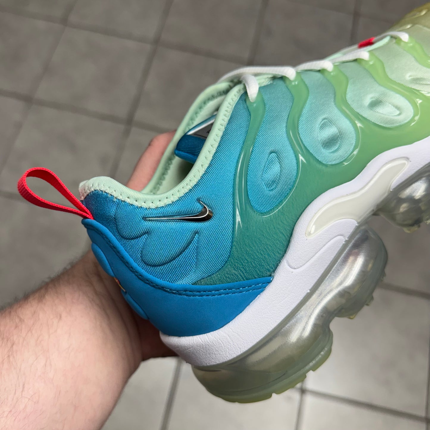 Nike Air VaporMax Plus Mint Foam Laser Blue (Worn)
