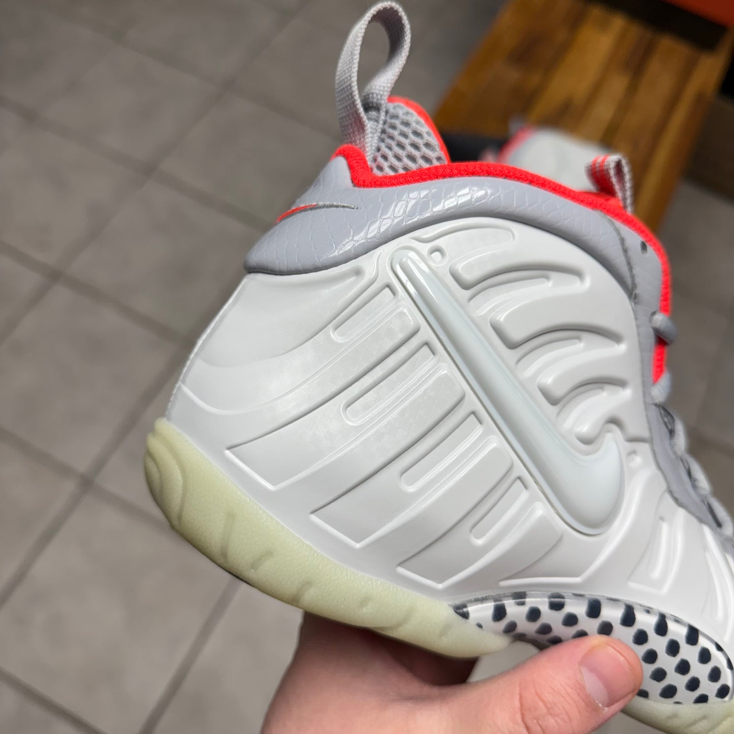 Nike Little Posite Pro Pure Platinum (GS/Worn)
