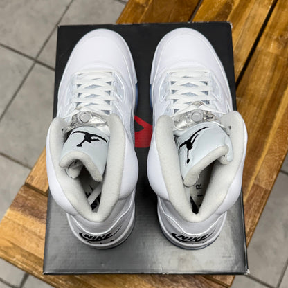 Jordan 5 White Metallic 2026 (Worn)