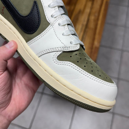 Jordan 1 Low OG x Travis Scott Medium Olive (Worn)