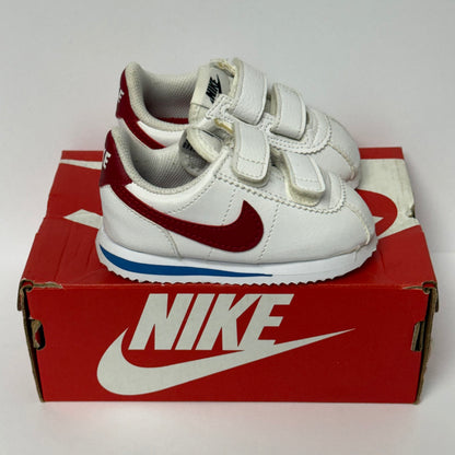 Nike Cortez White Varsity Red TD (Worn)