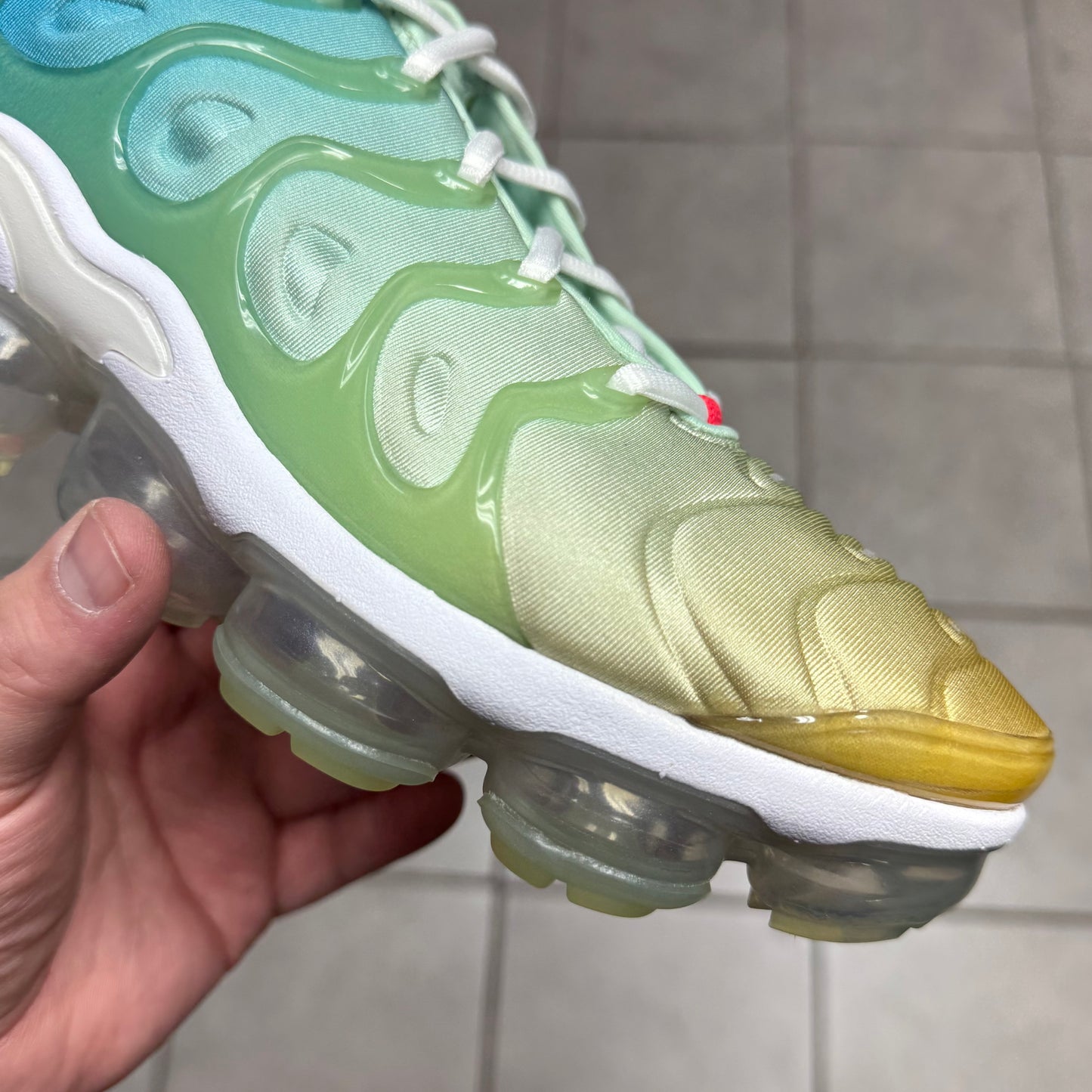 Nike Air VaporMax Plus Mint Foam Laser Blue (Worn)