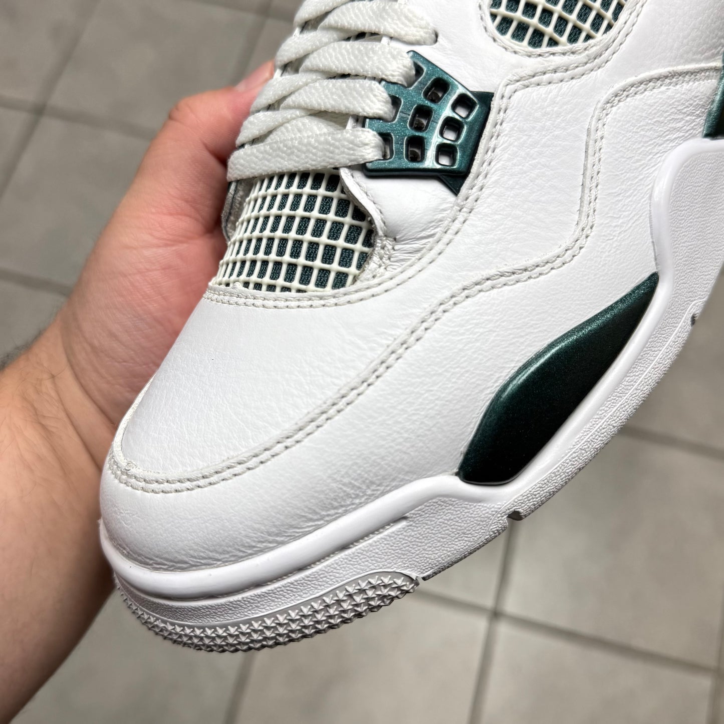 Jordan 4 Oxidized Green (Worn)